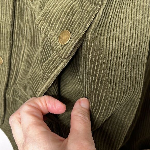 ALTAR'D STATE Sophie Cord Sherpa Trim Jacket Size S NWT - Picture 6 of 10